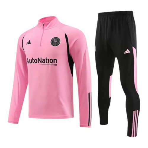 Inter Miami CF Quarter Zip Komplet Sweatshirts 2023-24 Ružičasta Inter Miami CF Quarter Zip Komplet Sweatshirts 2023-24 Ružičasta